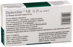 DIPHERELINE SR 11,25 mg por és oldószer retard szuszpenziós injekcióhoz