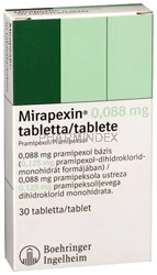 MIRAPEXIN 0,088 mg tabletta