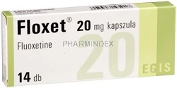 FLOXET 20 mg kemény kapszula