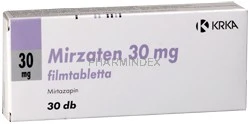 MIRZATEN 30 mg filmtabletta