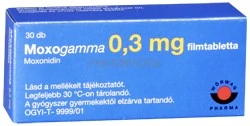 MOXOGAMMA 0,3 mg filmtabletta