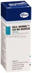 SOLU-MEDROL 250 mg por és oldószer oldatos injekcióhoz