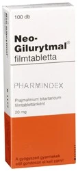 NEO-GILURYTMAL 20 mg filmtabletta