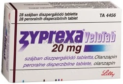 ZYPREXA VELOTAB 20 mg szájban diszpergálódó tabletta