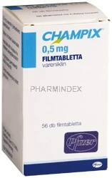 CHAMPIX 0,5 mg filmtabletta