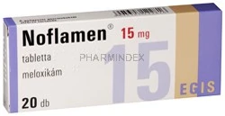 NOFLAMEN 15 mg tabletta