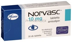 NORVASC 10 mg tabletta Norvasc magas vérnyomás esetén