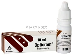 OPTICROM 20 mg/ml oldatos szemcsepp
