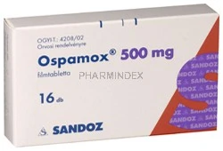 OSPAMOX 500 mg filmtabletta