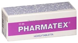 PHARMATEX 20 mg hüvelytabletta
