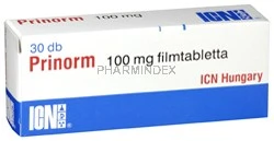PRINORM 100 mg filmtabletta