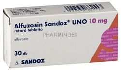 ALFUZOSIN SANDOZ UNO 10 mg retard tabletta
