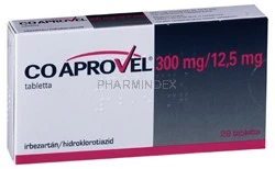 COAPROVEL 300 mg/12,5 mg tabletta