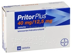 PRITORPLUS 40 mg/12,5 mg tabletta