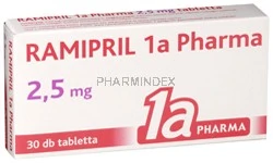 RAMIPRIL 1 A PHARMA 2,5 mg tabletta