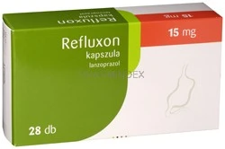 REFLUXON 15 mg gyomornedv-ellenálló kemény kapszula