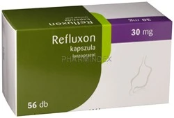 REFLUXON 30 mg gyomornedv-ellenálló kemény kapszula