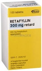 RETAFYLLIN 300 mg retard tabletta