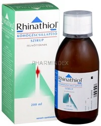 RHINATHIOL 1,33 mg/ml köhögéscsillapító szirup felnőtteknek