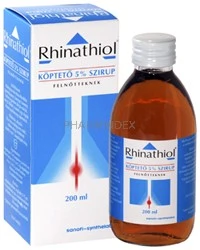 RHINATHIOL köptető 50 mg/ml szirup felnőtteknek