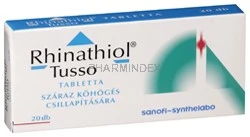 RHINATHIOL TUSSO 100 mg tabletta