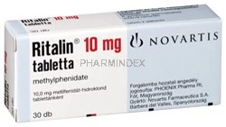 RITALIN 10 mg tabletta