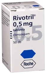 RIVOTRIL 0,5 mg tabletta