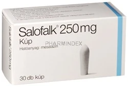 SALOFALK 250 mg végbélkúp