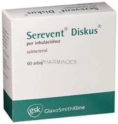 SEREVENT Diskus 50 mikrogramm/adag adagolt inhalációs por