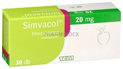 SIMVACOL 20 mg filmtabletta
