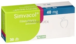 SIMVACOL 40 mg filmtabletta