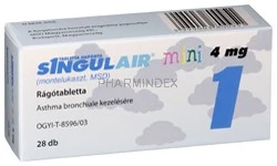 SINGULAIR MINI 4 mg rágótabletta