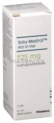 SOLU-MEDROL 125 mg por és oldószer oldatos injekcióhoz