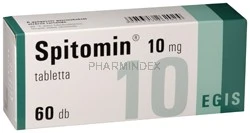 SPITOMIN 10 mg tabletta