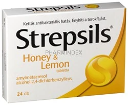 STREPSILS HONEY AND LEMON szopogató tabletta