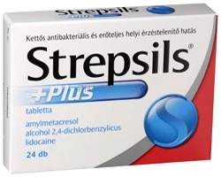 Strepsils Plus tabletta, Érzéstelenítő tabletták