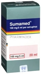 SUMAMED 100 mg/5 ml por sziruphoz