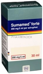 SUMAMED FORTE 200 mg/5 ml por sziruphoz