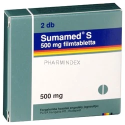 SUMAMED mg filmtabletta - Gyógyszerkereső - EgészségKalauz