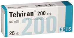 TELVIRAN 200 mg tabletta