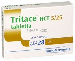 TRITACE HCT 5 mg/25 mg tabletta