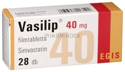 VASILIP 40 mg filmtabletta