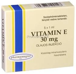 VITAMIN E 30 mg injekció