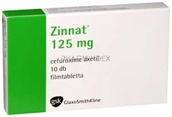 ZINNAT 125 mg filmtabletta