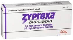 ZYPREXA 10 mg bevont tabletta