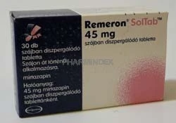 REMERON 45 mg szájban diszpergálódó tabletta