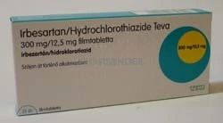 IRBESARTAN/HYDROCHLOROTHIAZIDE TEVA 300 mg/12,5 mg filmtabletta