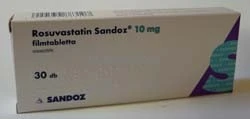 ROSUVASTATIN TEVA 10 mg filmtabletta