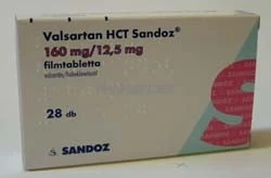 VALSARTAN HCT SANDOZ 160 mg /12,5 mg filmtabletta