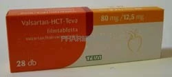 VALSARTAN-HCT-TEVA 80 mg/12,5 mg filmtabletta